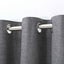 Sherwood Home 100% Blockout Eyelet Curtain Pair Grey 225x223cm Carousel 4