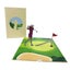 Colorpop Lady Golfer Pop Up Card Carousel 1