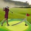 Colorpop Lady Golfer Pop Up Card Carousel 2