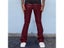 Mens PU Leather Pants Autumn New Casual Street Fashion Solid Color Carousel 3