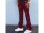 Mens PU Leather Pants Autumn New Casual Street Fashion Solid Color Carousel 1