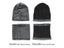 Winter Hat Scarves Gloves 3pcs Warm For Men Women Outdoor Riding Carousel 6