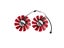 New 85MM RX 570 RX 580 FDC10U12S9-C Cooler Fan For XFX RX570 RS RX580 RS Video Carousel 5