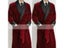 Velvet Long Men Suit Smoking Jacket Costume Groom Tuxedos Shawl Lapel Wedding Carousel 8