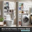 Toilet Shelf Storage Cabinet Bathroom Organiser Carousel 2