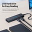 Vention 4-in-1 USB 3.0 Hub - Black 4 Ports USB 3.0 - 0.15m [CHKBB] Carousel 4