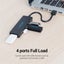 Vention 4-in-1 USB 3.0 Hub - Black 4 Ports USB 3.0 - 0.15m [CHKBB] Carousel 5