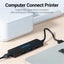 Vention 4-in-1 USB 3.0 Hub - Black 4 Ports USB 3.0 - 0.15m [CHKBB] Carousel 7