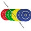 140kg Bumper Weights Combo Carousel 1