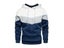 Men's Patchwork Hooded Sweatshirt Casual Fleece Warm Autumn Winter Sports Carousel 4