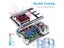 Acrylic Case For Raspberry Pi 4 Raspberry Pi 4 Case With Cooling Fan 4pcs Carousel 4