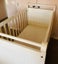 Wooden Baby Cot with Mattress & Fitted Sheet - VERY GOOD CONDITION Carousel 1