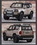 1:32 TOYOTA PRADO Land Cruiser Off Road Vehicle Metal Alloy Diecast Carousel 14