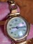Vintage Tiptop Mother of Pearl Gold plated Watch Carousel 4
