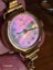 Vintage Tiptop Mother of Pearl Gold plated Watch Carousel 8