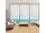 Pleated Window Shade Adhesive Blinds Light Blocking Fabric Shade Half Blackout Carousel 3
