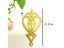 1 Piece Iron On Patches For Cosplay Diy Clothes Gold Embroidery Appliques Trims Carousel 1