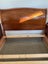 Bed , base & Mattress set- solid wood very good condition Queen size Carousel 8