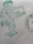 Alice In Wonderland stamps envelope cover “dated” 1871 Carousel 2