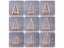 New Natural Wood Mini Easel Frame Tripod Display Holder Carousel 3