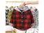 Children's Hooded Shirts Kids Clothes Baby Boys Plaid Shirts Coat For Spring Carousel 6