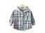 Children's Hooded Shirts Kids Clothes Baby Boys Plaid Shirts Coat For Spring Carousel 8