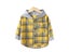 Children's Hooded Shirts Kids Clothes Baby Boys Plaid Shirts Coat For Spring Carousel 1