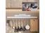 Wall Mounted Kitchen Hook Rack No-Punching Wall Hangers Rail Kitchen Utensils Carousel 4