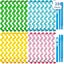 28 Pieces Water Ripple Hair Rollers 25cm No Heat Wave Hair Curlers Carousel 1
