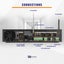 PA Amplifier - 4 zones - 100 volt line BT/FM Carousel 7