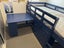 Child’s elevated bed with drawers and pull out desk with shelves Carousel 2