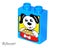 ®™DUPLO - Brick 1 x 2 x 2 with Dog and Food Bowl Pattern ~Retired 2012~ Carousel 1
