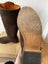 Spanish leather Wide Calf boots in Chocolate Brown sz 9/40 Carousel 11