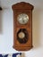 1920s solid Oak German Wall clock Carousel 3