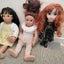 3 Generation dolls plus a bonus Anna *free hair salon chair and accessories * Carousel 3