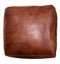 PREMIUM Handcrafted Moroccan Leather Pouf - Square Carousel 2