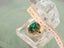 Vintage 1930s Czechoslovakian Ring in Retro Lucite Ring Box Carousel 6