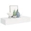 Wall-mounted Drawer Shelf White 60x23.5x10 Cm Mdf Ttbxpp Carousel 3