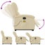 Electric Stand Up Massage Recliner Chair Cream Fabric Txbpaat Carousel 6
