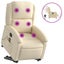 Electric Stand Up Massage Recliner Chair Cream Fabric Txbpaat Carousel 11