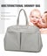 Elosung Size Large Khaki Stylish Multi Function Diaper Bag Insulated Tote With S Carousel 4