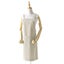 Elosung Off White Cotton Linen H Back Apron Solid Color Kitchen Cooking With Poc Carousel 2