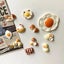 11Pcs Miniature Egg Fridge Mag - Net Home Decoration Photo Message Fixed Carousel 4