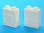 ®™DUPLO - 2 x Brick 1 x 2 x 2 with Masonry Profile - White ~Retired Feb 2024~ Carousel 2