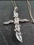Exquisite Large CZ 925 silver Cross Carousel 1