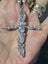 Exquisite Large CZ 925 silver Cross Carousel 4