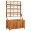 Vida Xl Storage Box With Trellis 99X50x160 Cm Solid Wood Acacia Carousel 3