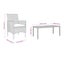 Vida Xl 7 Piece Garden Dining Set Poly Rattan Black Carousel 2