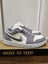 Womens Nike Air Jordan Low Size 9 Grey suede Carousel 1
