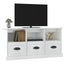 Vida Xl Tv Cabinet High Gloss White 100X35x50 Cm Engineered Wood Carousel 4